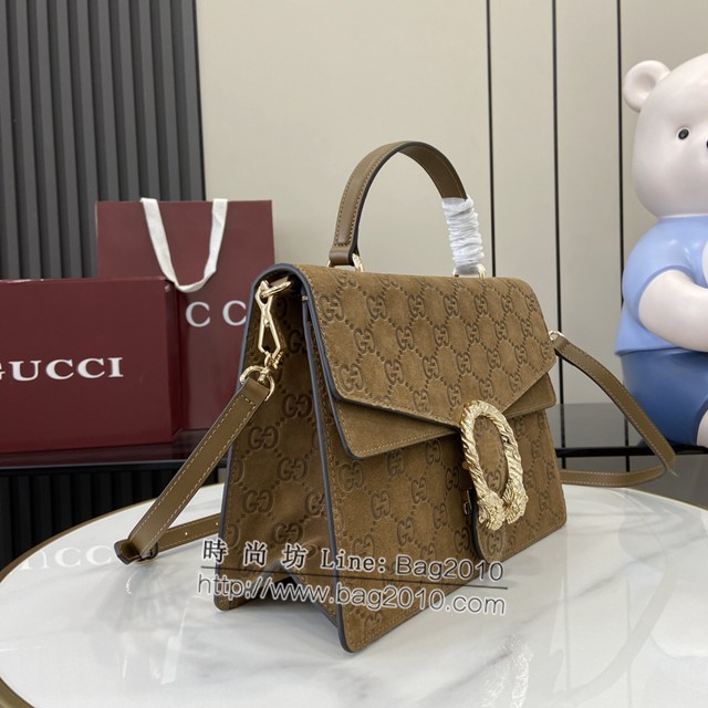 Gucci專櫃古馳經典Dionysus系列小號手提包女士肩背包 jh2355型號：813399